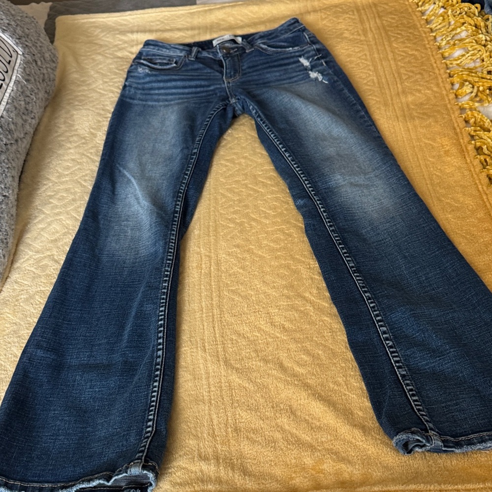 BKE Dark Blue Flare Women's Jeans